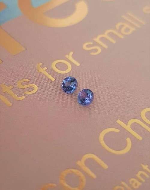 Tanzanite 0.30Ct.Oval Shape 2 Pcs **Pair**Purplish Blue Natural