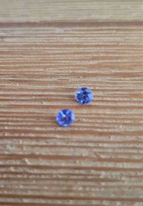 Tanzanite 0.30Ct.Oval Shape 2 Pcs **Pair**Purplish Blue Natural
