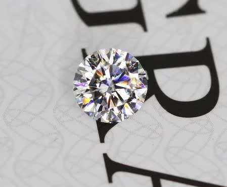 MOISSANITE 1CT  D/VVSI  ROUND **GRA Certified **BRILLIANT CUT