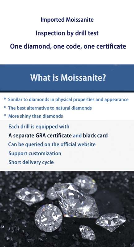 Certified 0.50Cts  VVSI D MOISSANITE ROUND BRILLIANT CUT