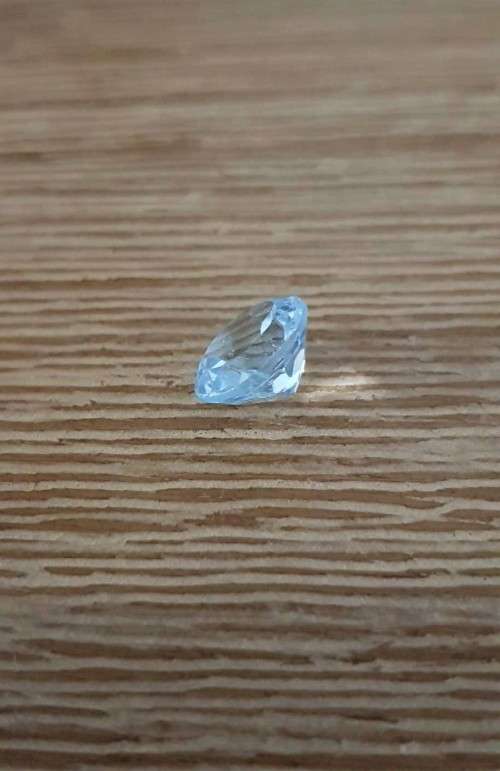 Topaz Swiss Blue 5.04 Ct. Round Shape 10mm.  Natural Gemstones