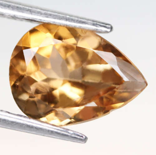 1.34Ct. Tourmaline Natural Pear Golden Yellow Good Color Attractive! Nigeria