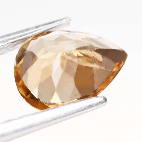 1.34Ct. Tourmaline Natural Pear Golden Yellow Good Color Attractive! Nigeria
