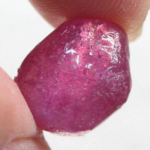 11.16Ct. Ruby Natural Rough Pinkish Red Heated Glowing Madagascar