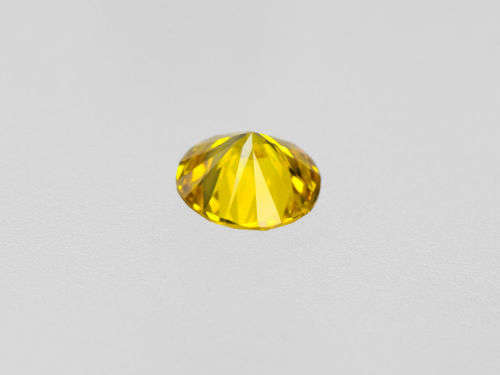 0.14Cts DIAMONDS SPARKLING VIVID YELLOW COLOR NATURAL