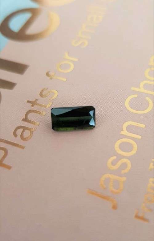 1.61Ct. Green Tourmaline Ravishing Color Natural