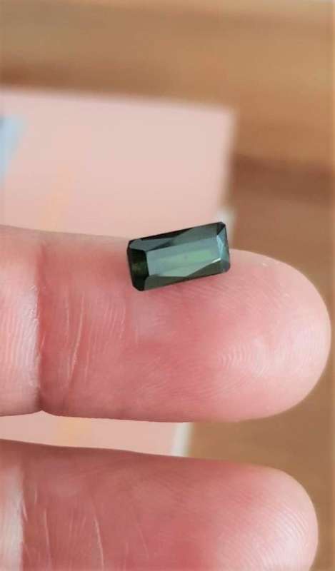 1.61Ct. Green Tourmaline Ravishing Color Natural