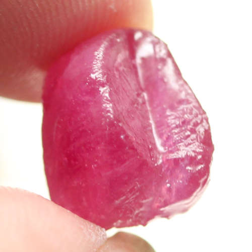12.10Ct. Ruby Natural Rough Pinkish Red Heated Glowing