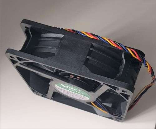 Crypto Miner Cooling Fan 12cmx12cmx3.8cm 12V 1.40A