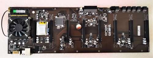 Crypto Miner Motherboard Onda AK2980 G16 D8P 65MM ETH BTC LTC XMR Mining Rig MB For GTX3060