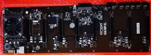Crypto Miner Motherboard Onda AK2980 G16 D8P 65MM ETH BTC LTC XMR Mining Rig MB For GTX3060