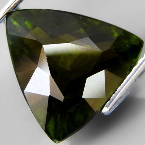 5.05Ct.BIG Top Green Tourmaline Ravishing Color&Nice Shape! Natural Mozambique