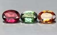 1.85Ct. Tourmaline Natural Oval Green Golden Pink Good Color Attractive! Nigeria