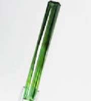 1.49Ct. Tourmaline Natural Scissor Cut  Bi Color Green Attractive! Nigeria