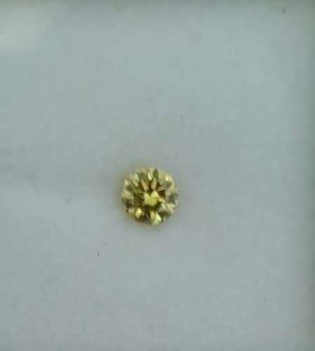 0.18Cts DIAMONDS SPARKLING  YELLOW COLOR NATURAL