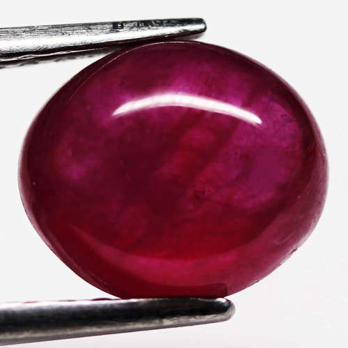 3.72 Ct. Ruby Natural Oval Cabochon Pinkish