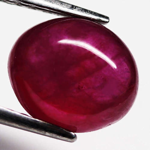 3.72 Ct. Ruby Natural Oval Cabochon Pinkish