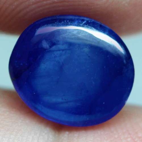 5.90Ct. Sapphire Oval Cornflower Blue Color Good Sparkling! Madagascar Natural