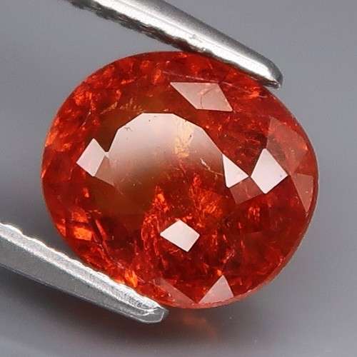 2.90Ct. Fire Mandarin Orange Spessartite Garnet Best Color! Natural Namibian