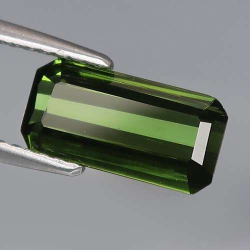 1.89Ct. Green Tourmaline Mozambique Perfect Shape Ravishing Color! Natural