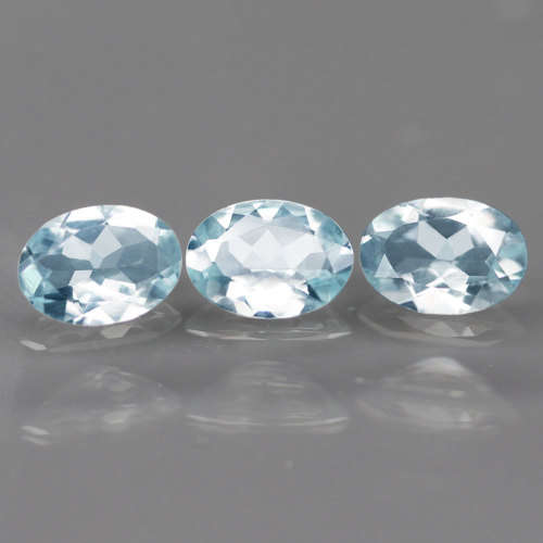 1.56Ct. Sky Blue Aquamarine Oval Shinning Untreated Natural