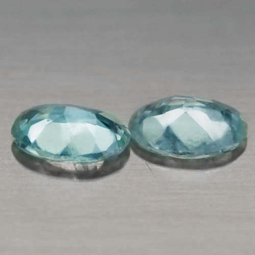 1.22Ct.   Aquamarine Oval Ocean Blue **Matched Pair** Untreated Natural