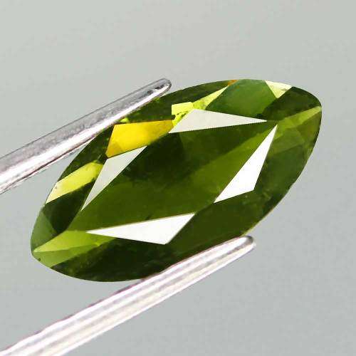 1.24Ct.  Green Tourmaline Marquise Cut Untreated Natural