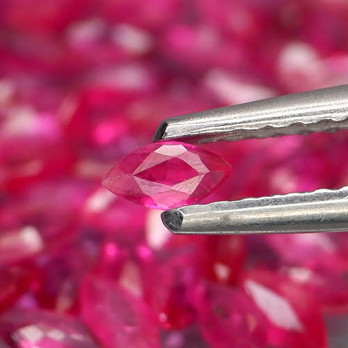 **Top Red Pink** Ruby Marquise 3.5x2 to 4x2mm..Rare Thailand (No Glass)