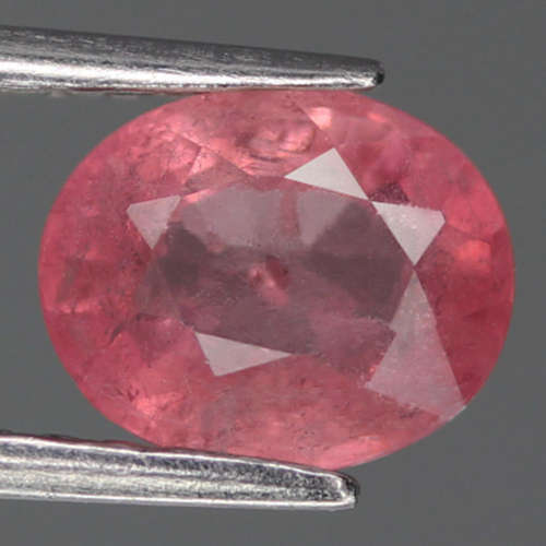 1.59Ct.Tourmaline Orangy Pink Oval Nigeria Precious Gem Untreated Natural
