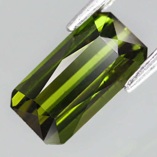 1.17Ct.  Green Tourmaline Scissor Cut Nigeria UntreatedNatural