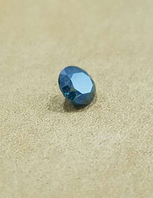*CERTIFIED* Diamond  0.72Cts  Round Vivid Green/Blue Loose Natural Diamond