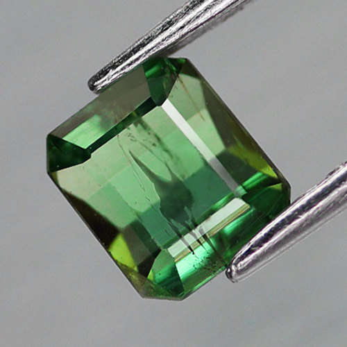 1.02Ct. Green Tourmaline Square Cut Nigeria Natural