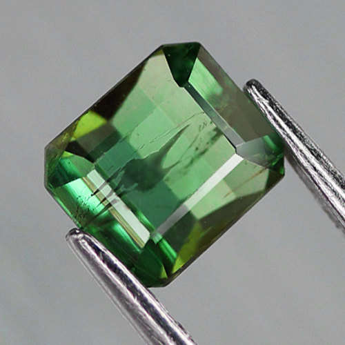 1.02Ct. Green Tourmaline Square Cut Nigeria Natural