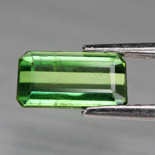 1.12Ct.  Tourmaline Emerald Cut Green Nigeria Untreated Natural