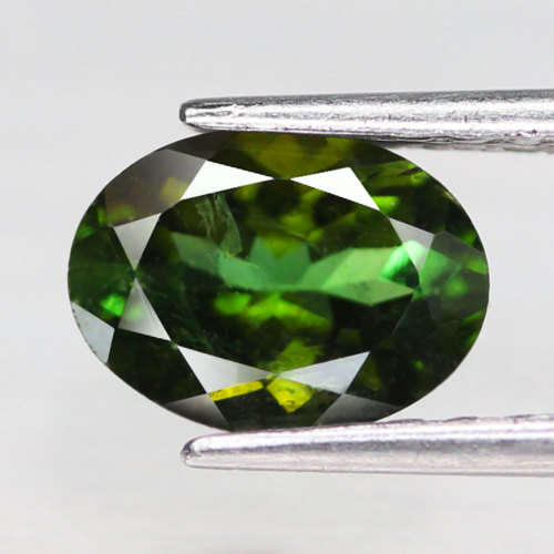 1.31Ct. Tourmaline Green Oval  Precious Gem Natural