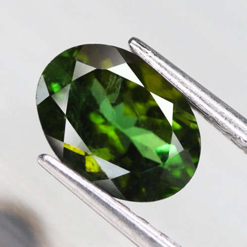 1.31Ct. Tourmaline Green Oval  Precious Gem Natural