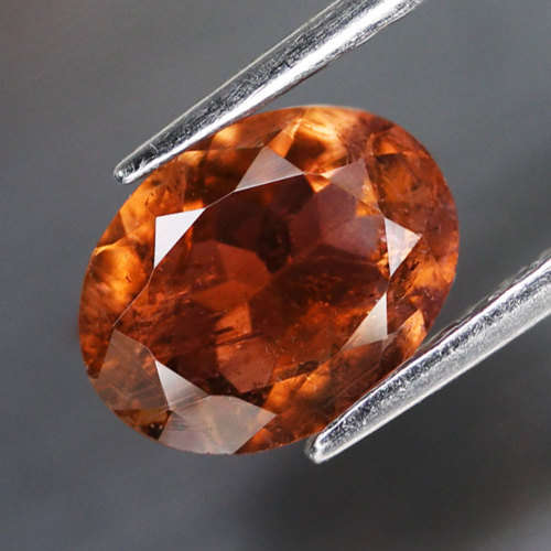 0.95Ct. Tourmaline Golden Orange Oval  Precious Gem Natural