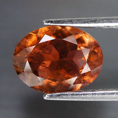 0.95Ct. Tourmaline Golden Orange Oval  Precious Gem Natural