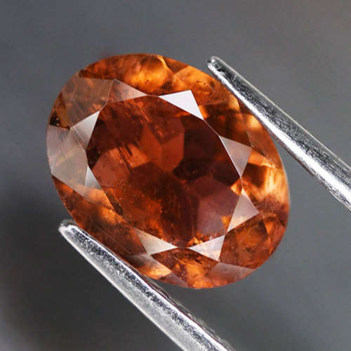 0.95Ct. Tourmaline Golden Orange Oval  Precious Gem Natural