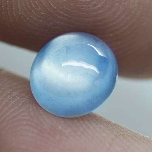 2.35Ct. Aquamarine Oval Natural Ocean Blue Cabochon  Gem