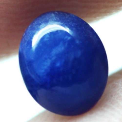 3.12Ct. Sapphire Natural Oval Cabochon Cornflower Blue Mozambique Good Colour