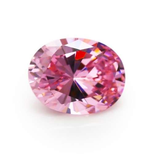 Pink Cubic Zirconia oval shape 5x7mm