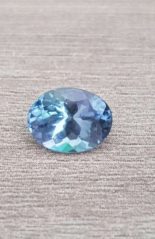1.375Ct. Tanzanite Oval  Bluish Violet Very Good Colour! Natural