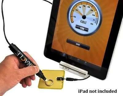 GemOro AuRACLE AGT2 Electronic Mobile Gold/Platinum Tester Kit For Apple iOS