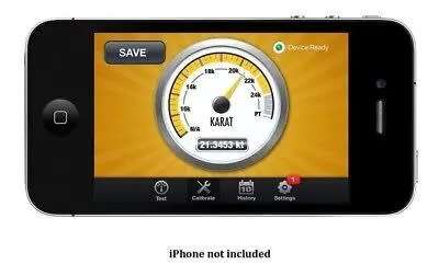 GemOro AuRACLE AGT2 Electronic Mobile Gold/Platinum Tester Kit For Apple iOS