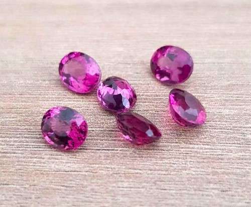 Rhodolite  Oval 0.86Cts Facet 1pce **Pinkish** Natural