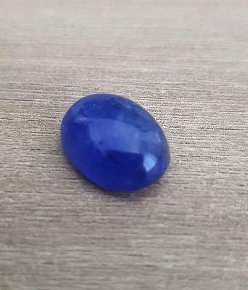8.05Cts Purplish Blue Tanzanite Oval Cabochon . Ravishing Colour & Full Fire!