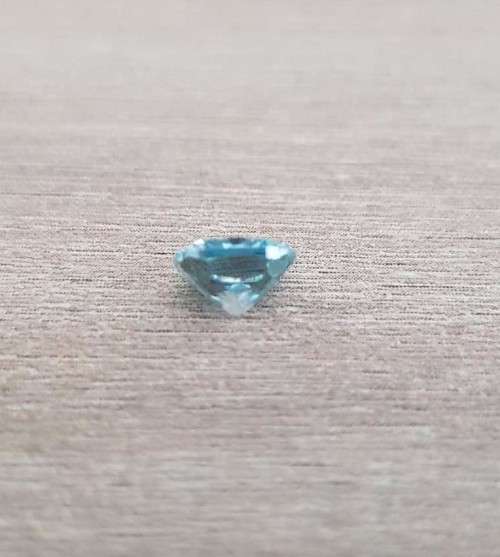 1.10Ct MOISSANITE CUSHION CUT VVS1 BLUE COLOUR
