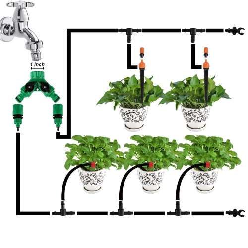 Garden Drip Irrigation Kit System Automatic Watering of Plants