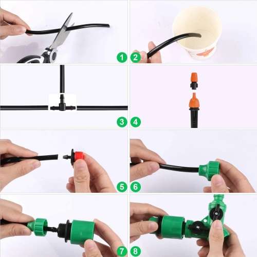 Garden Drip Irrigation Kit System Automatic Watering of Plants